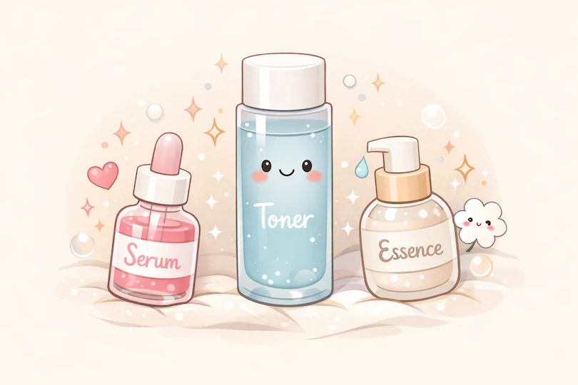 Diferenta dintre Toner, Essence (esență) și Serum (ser)